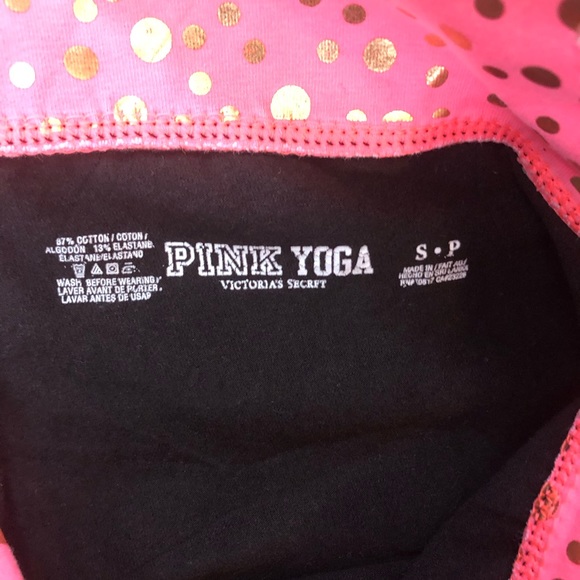Vintage Pink/ Yoga band capris, size small, EUC from 2012 - Picture 5 of 6